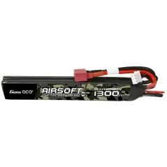 GENS - Batterie Lipo 7.4V 1300mAh 25C - T-Dean - 2 Bâtons