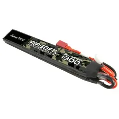 GENS - Batterie Lipo 7.4V 1300mAh 25C - T-Dean - 2 Bâtons