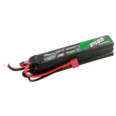 GENS - Batterie Lipo 11.1V 2400mAh 25C - T-Dean - 3 Bâtons