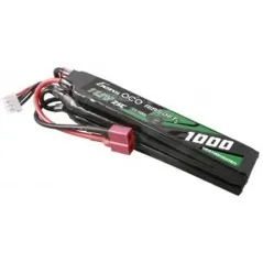 GENS - Batterie Lipo 11.1V 1000mAh 25C - T-Dean - 3 Bâtons