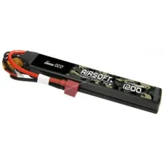 GENS - Batterie Lipo 11.1V 1200mAh 25C - T-Dean - 2 Bâtons