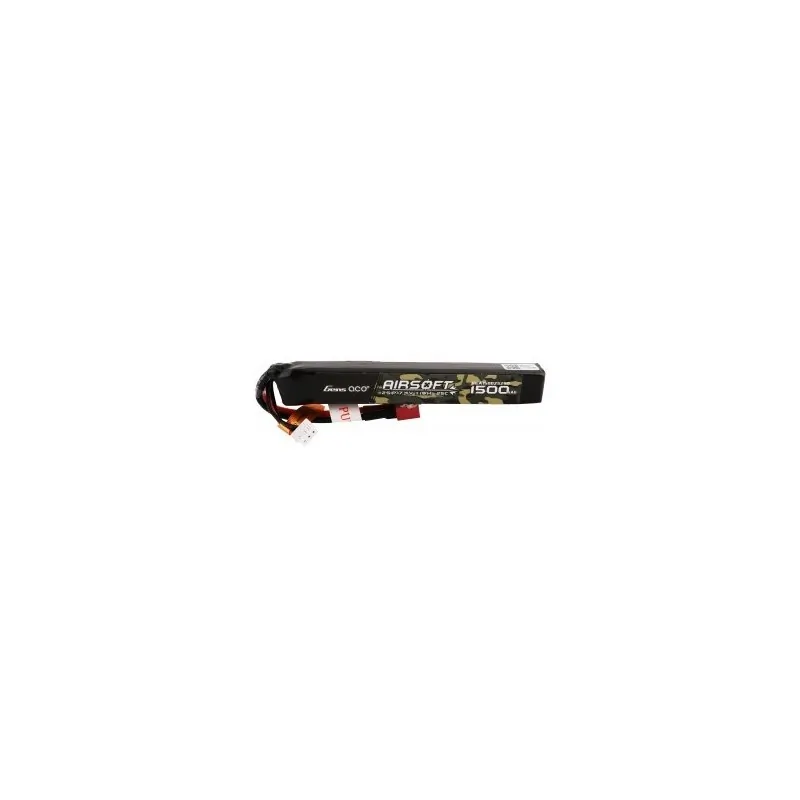 GENS - Batterie Lipo 7.4V 1500mAh 25C - T-Dean - 1 bâton