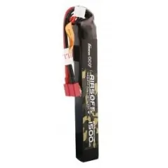 GENS - Batterie Lipo 7.4V 1500mAh 25C - T-Dean - 1 bâton