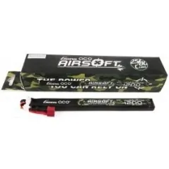GENS - Batterie Lipo 11.1V 1200mAh 25C - T-Deans - 1 bâton