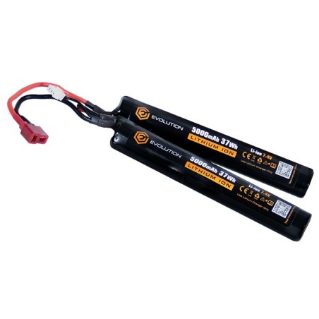 Evolution Li-ion 7.4V 5000mAh T-Dean – 2 bâtons | Zn-Airsoft