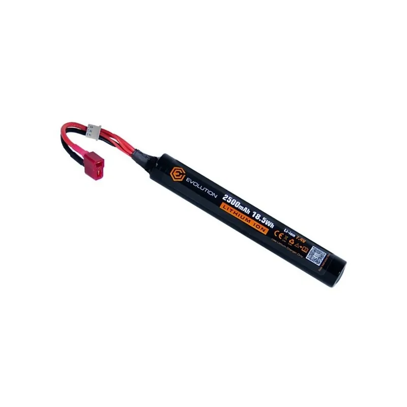 Evolution International - Batterie Li-ion 7.4V 2500mAh - T-Dean - 1 bâton Evolution International - Batterie Li-ion 7.4V 2500mAh - T-Dean - 1 bâton