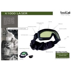 Bollé - Masque de protection X810NLAS - Vert