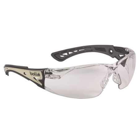 Bollé - Paire De Lunettes De Protection RUSH+ Clear - fosforescente