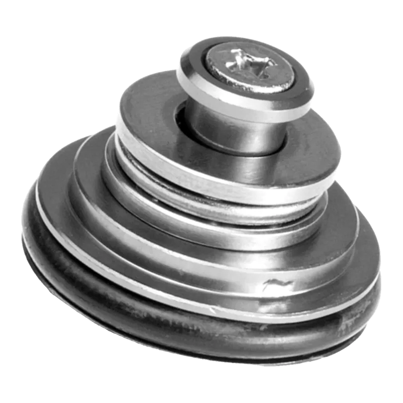 Tête de piston Action Army sur roulement, vue arrière avec vis de fixation