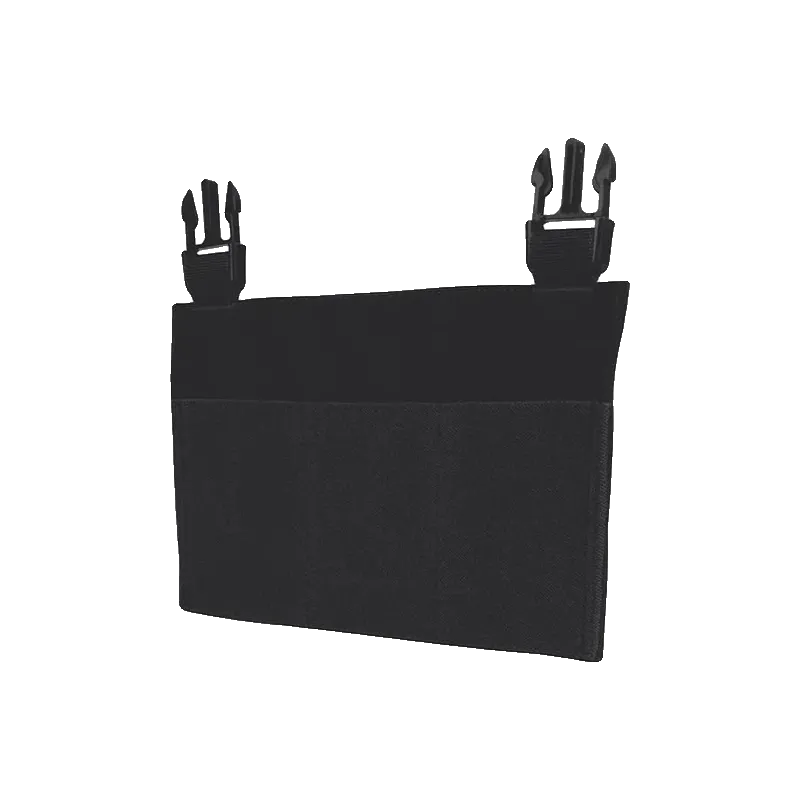 Panneau porte-chargeurs fusil Viper VX Buckle Up noir, vue de trois quarts avec boucles à clip