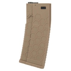 LANCER TACTICAL - Chargeur Mid-Cap Hexmag 120 billes - Tan