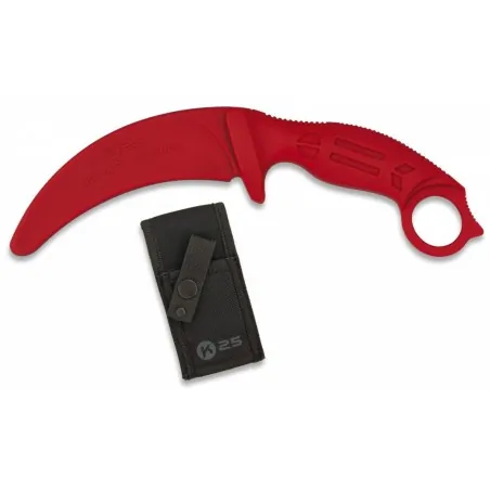 K25 - Couteau D'entraînement De Type Karambit - Rouge