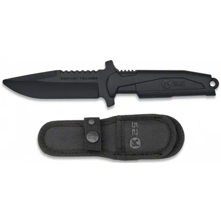 Couteau Entraînement K25 Noir Caoutchouc | Zn Airsoft