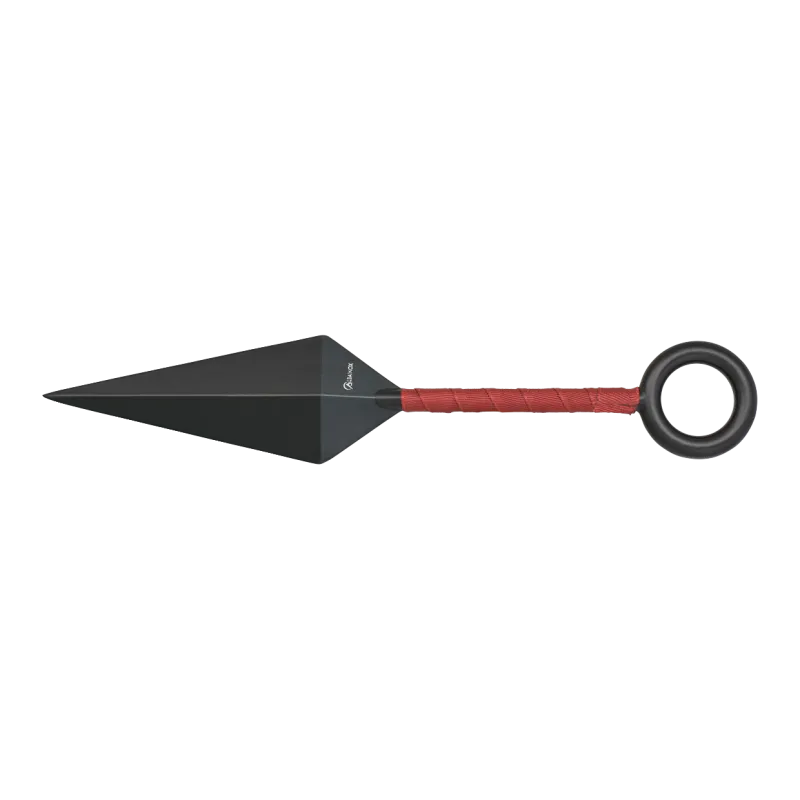 ALBAINOX - Kunai d'entraînement 24 cm - Rouge et noir