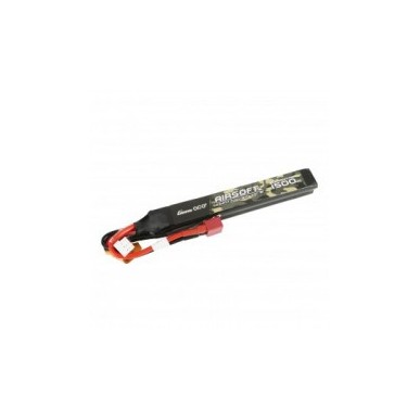 GENS - Batterie Lipo 7.4V 1500mAh 25C T-DEAN 2 Batons