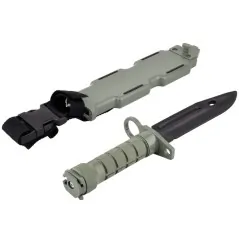 MP - Couteau/Baïonnette M9 Factice - Vert OD