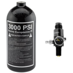 BO MANUFACTURE - Pack bouteille alu 0.8 L + Preset 3000 PSI