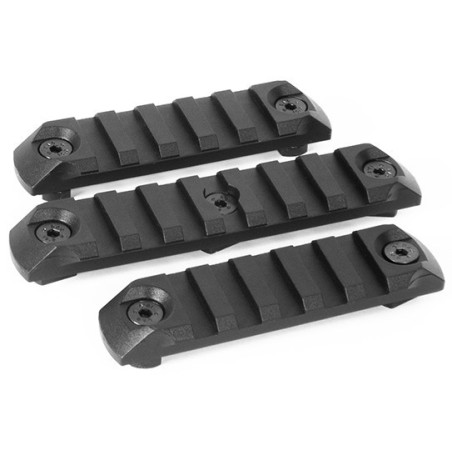 Evolution International - Rails set de 3 pièces en m-lok - Noir