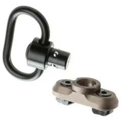 METAL - Attache Sangle QD En M-LOK & Keymod - Tan