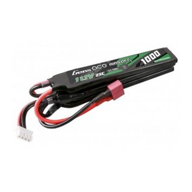 GENS - Batterie Lipo 11.1V 1000mAh 25C T-DEAN 3 Batons