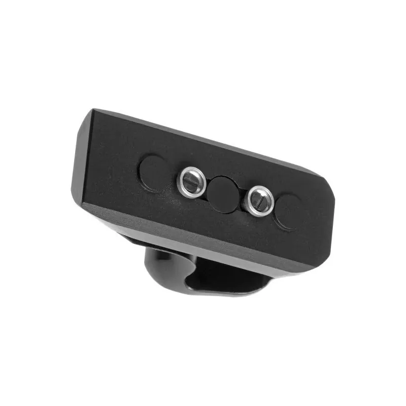 Plaque de fixation Keymod de la poignée METAL noire avec ses deux écrous