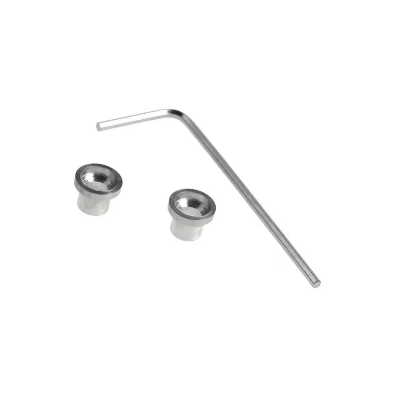 Clé six pans et deux écrous fournis avec la poignée METAL Keymod