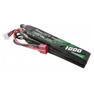 GENS - Batterie Lipo 11.1V 1000mAh 25C T-DEAN 3 Batons