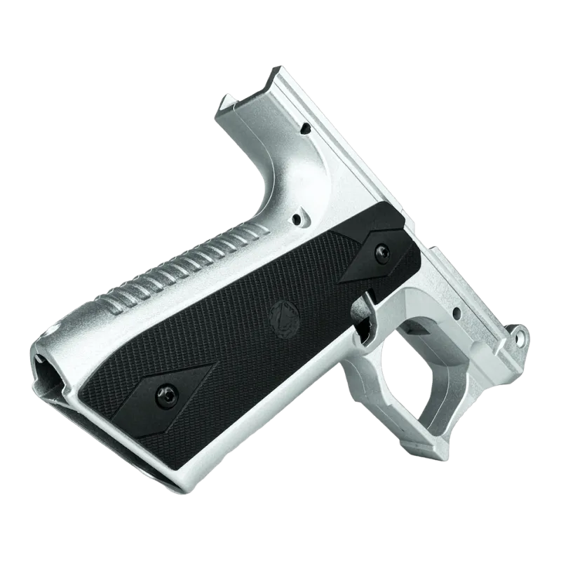 Carcasse CTM TAC FUKU-2 argent pour AAP-01, vue de trois quarts arrière droite