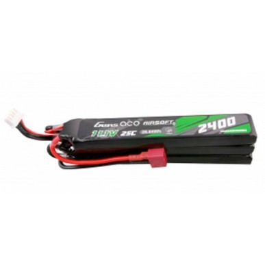 GENS - Batterie Lipo 11.1V 2400mAh 25C T-DEAN 3 Batons