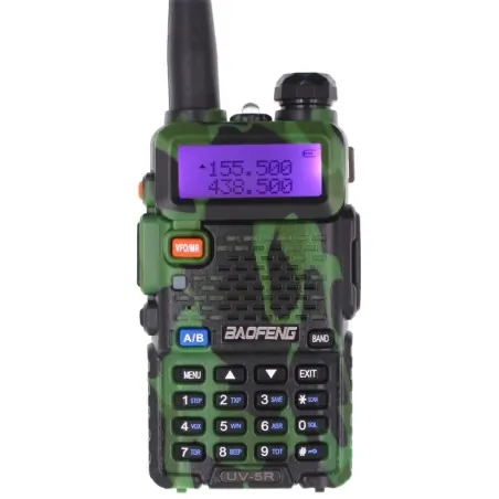 Baofeng UV-5R CAMO – Radio VHF/UHF Dual Band FM 5W camouflage