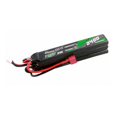 GENS - Batterie Lipo 11.1V 2400mAh 25C T-DEAN 3 Batons