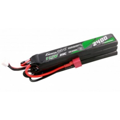 GENS - Batterie Lipo 11.1V 2400mAh 25C T-DEAN 3 Batons