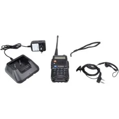 Baofeng UV-5R – Radio VHF/UHF Dual Band 5W pour communication tactique