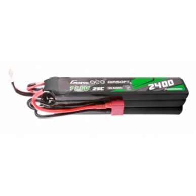 GENS - Batterie Lipo 11.1V 2400mAh 25C T-DEAN 3 Batons