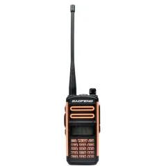 Baofeng UV-5PLUS Orange – Radio VHF/UHF 5W renforcée pour communication tactique