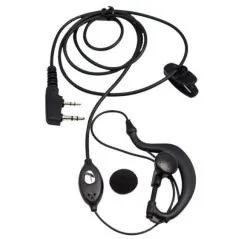 Baofeng - kit oreillette et micro PTT standard version - Noir