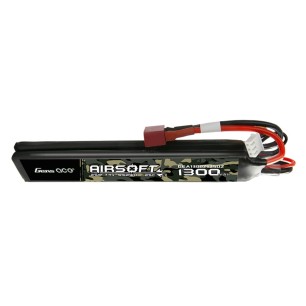 GENS - Batterie Lipo 7.4V 1300mAh 25C T-DEAN 2 Batons