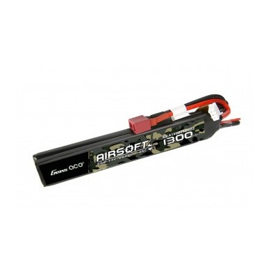 GENS - Batterie Lipo 7.4V 1300mAh 25C T-DEAN 2 Batons