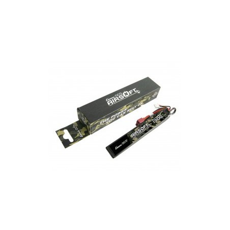 GENS - Batterie Lipo 7.4V 1300mAh 25C T-DEAN 2 Batons