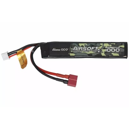 GENS - Batterie Lipo 7.4V 1000mAh 25C T-DEAN