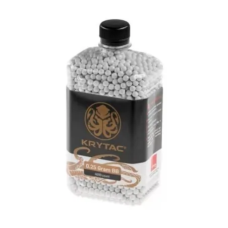 Billes Krytac Bio 0.25g x4000 | ZN-Airsoft