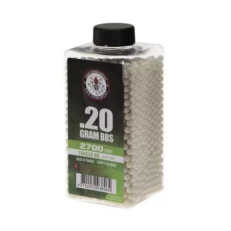 G&G Armament - Billes Traçante verte Biodégradable 0.20g X 2700 bbs