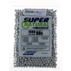 Geoffs - Billes blanches Biodégradables Super Natural Precision 0,40 g X 1000 billes