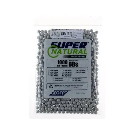 Billes Geoffs Bio Super Natural 0.40g X1000 | ZN-Airsoft