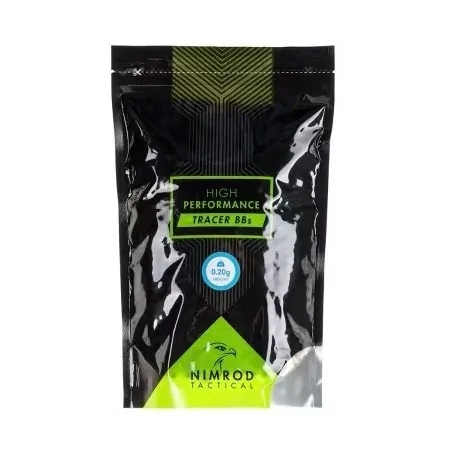 Billes Tracer Vertes Bio Nimrod 0.20g 4000 | ZN-Airsoft
