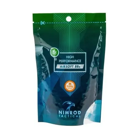 Billes Bio Nimrod 0.28g 1000 Bbs Polyvalent | ZN-Airsoft