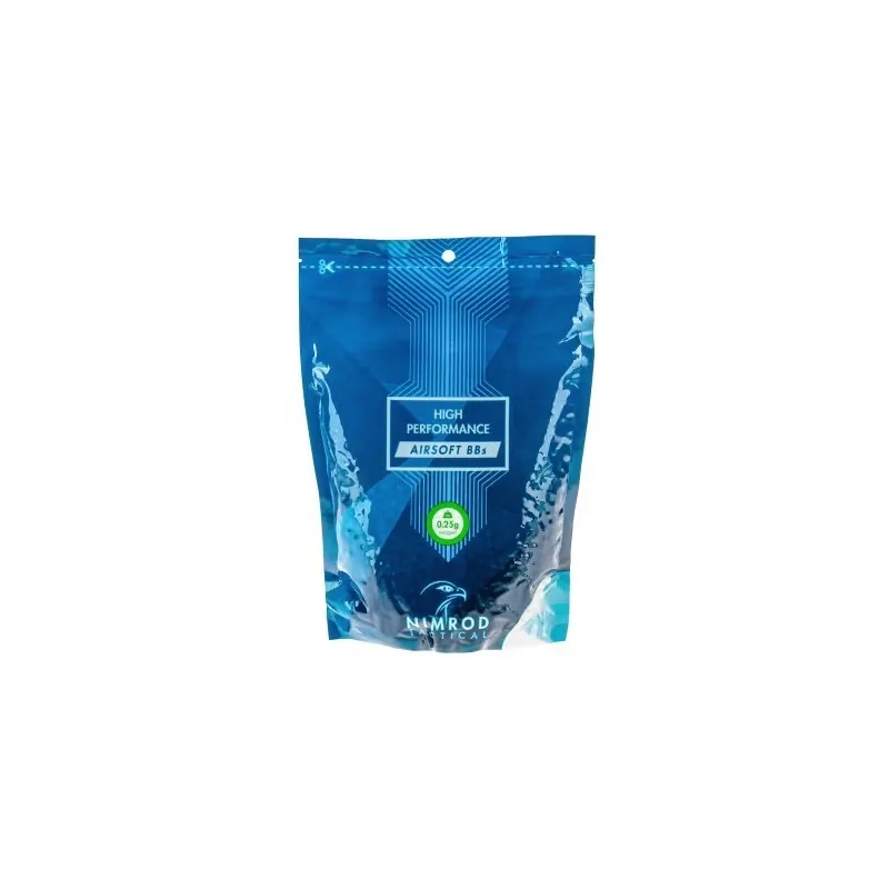 Billes Nimrod High Perf 0.25g 4000 Bbs | ZN-Airsoft