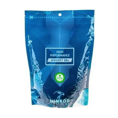 Billes Nimrod High Perf 0.25g 4000 Bbs | ZN-Airsoft