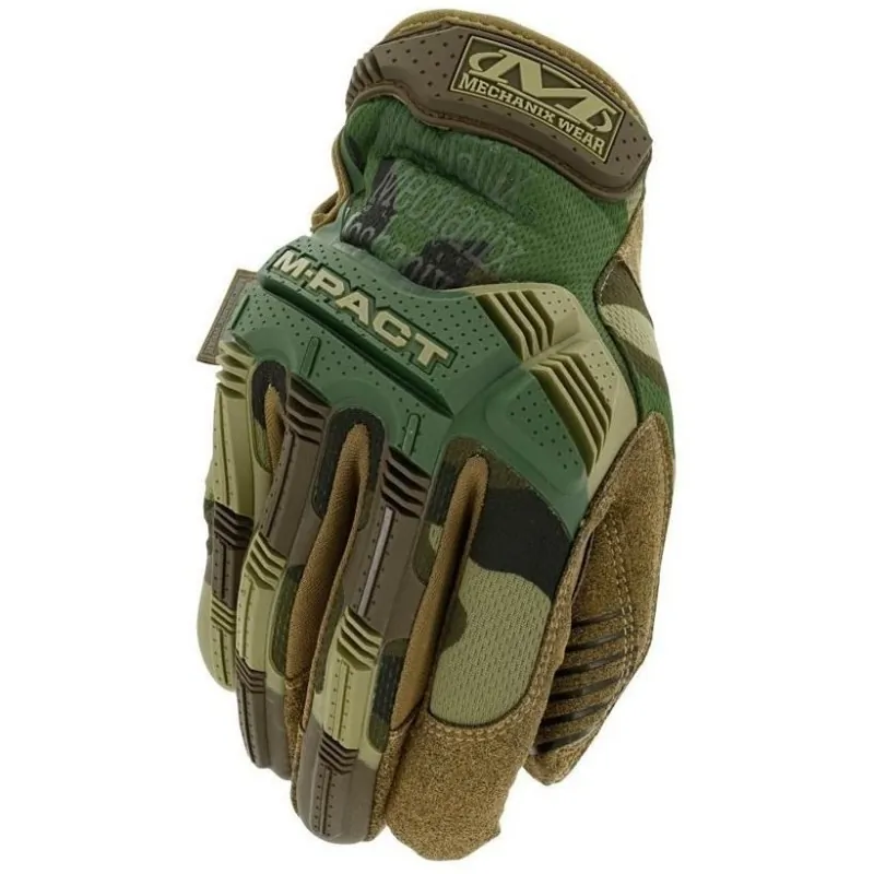 MECHANIX WEAR - Gants Tactiques Taille 12/XXL Anti-impacts m-pact Woodland - Camo