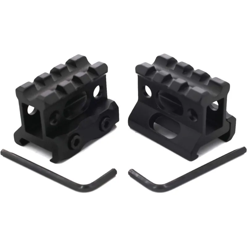 DUEL CODE - Rehausse de rail Picatinny 4 Slots - Noir DUEL CODE - Rehausse de rail Picatinny 4 Slots - Noir